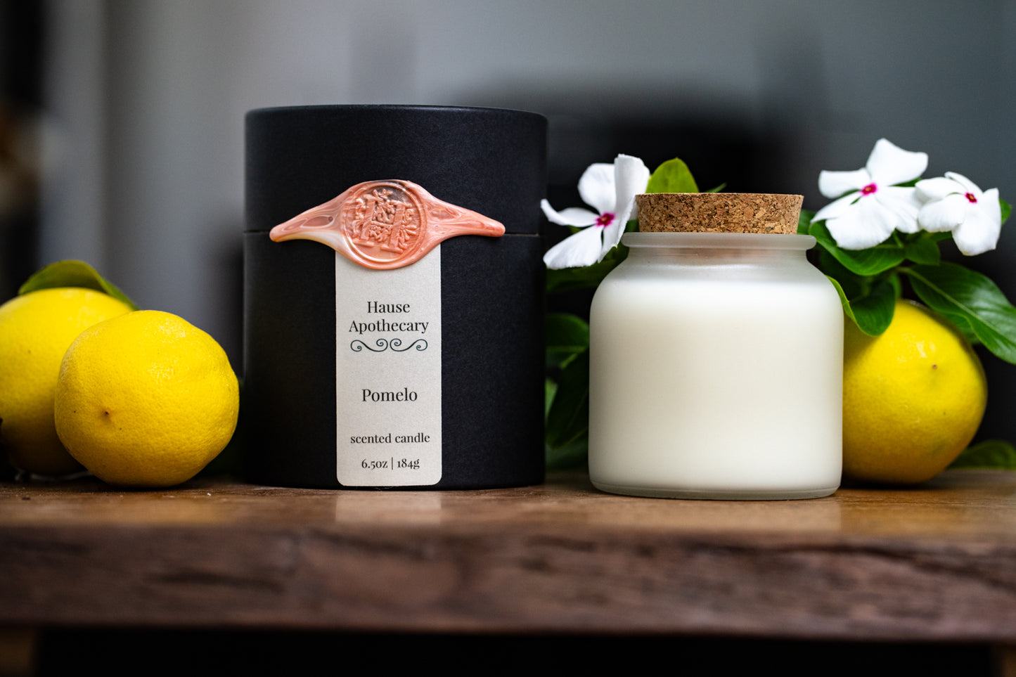 Pomelo · 8oz Apothecary Candle · Solis Collection
