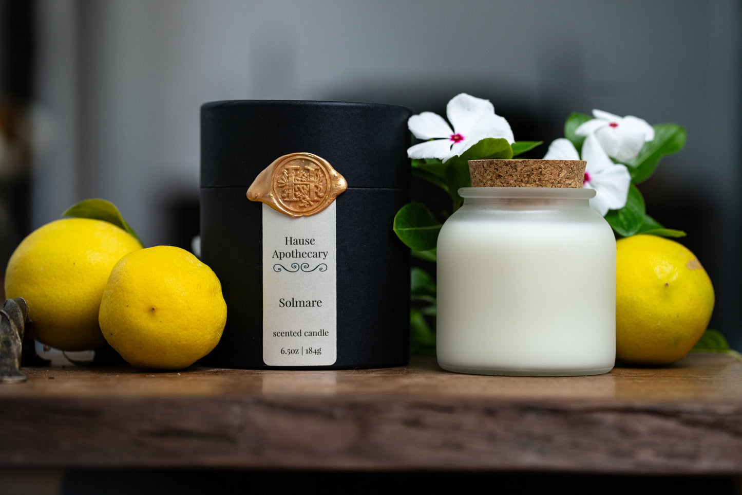 Solmare · 8oz Apothecary Candle · Solis Collection
