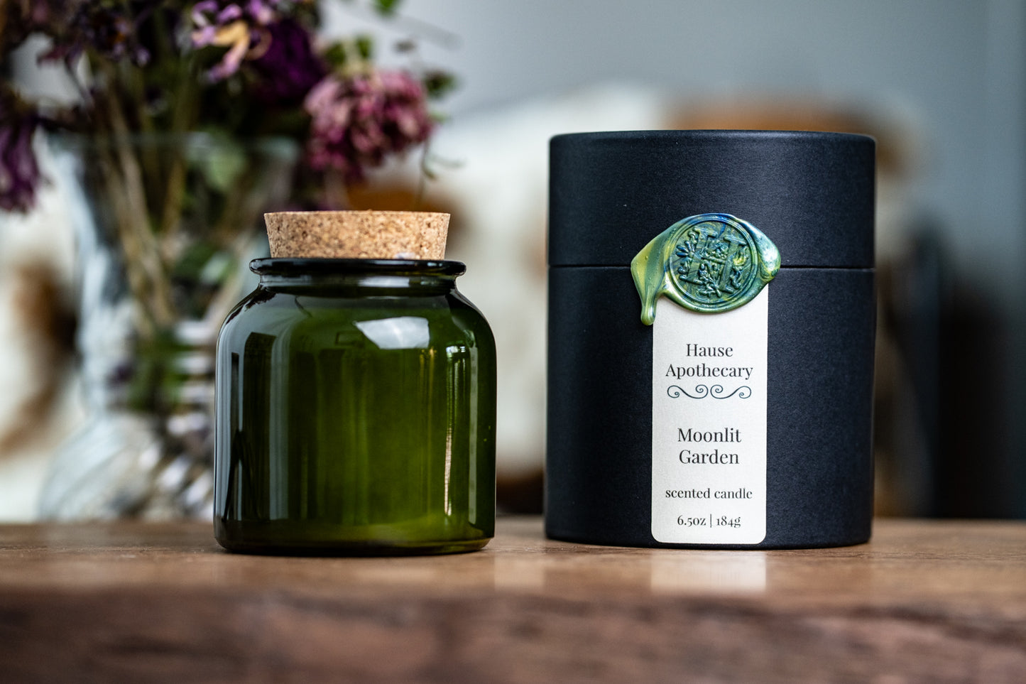 Moonlit Garden · 8oz Apothecary Candle · Botanica Collection