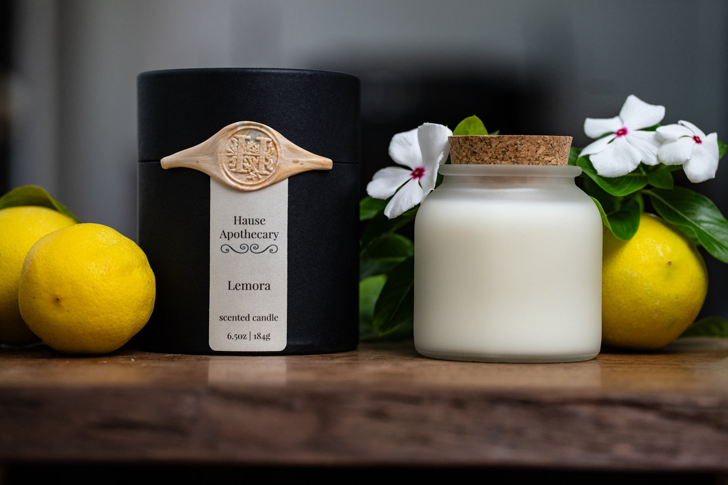 Lemora · 8oz Apothecary Candle · Solis Collection