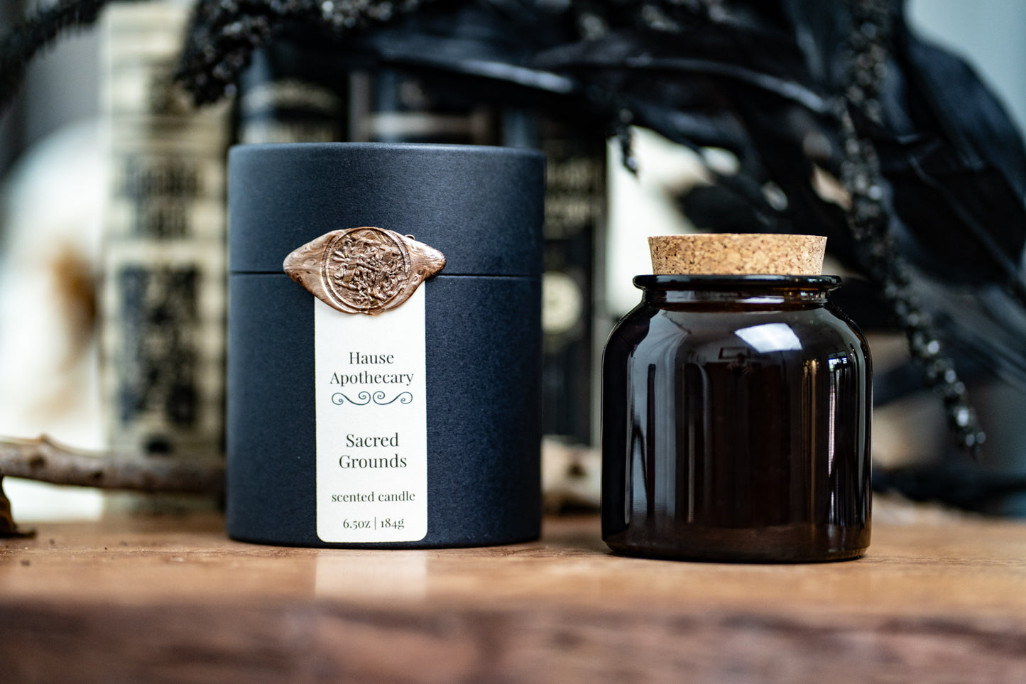 Sacred Grounds · 8oz Apothecary Candle · Arcana Collection