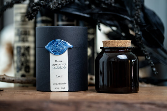Lore · 8oz Apothecary Candle · Arcana Collection
