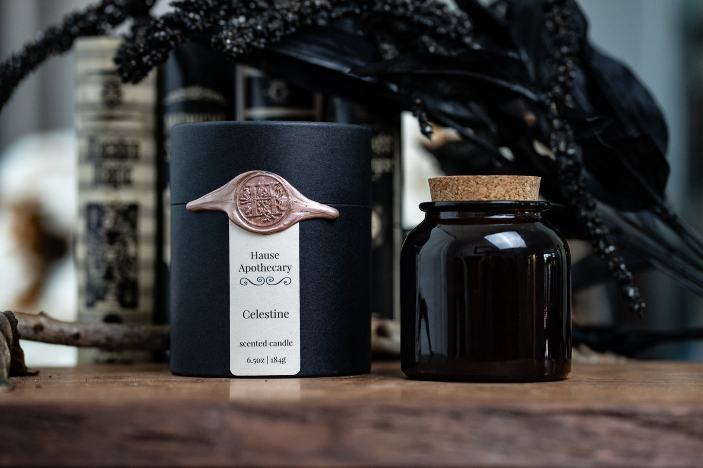 Celestine · 8oz Apothecary Candle · Arcana Collection